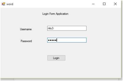 enter wrong password